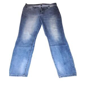 Miracle Jean Women's Divine Skinny Stretchy Blue Jeans Size 16 - Preowned